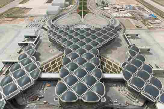 Foster + Partners Designs a New Terminal for Queen Alia Airport in Amman, Jordan