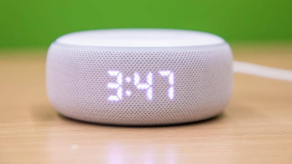 The Echo Dot with a clock is now £35