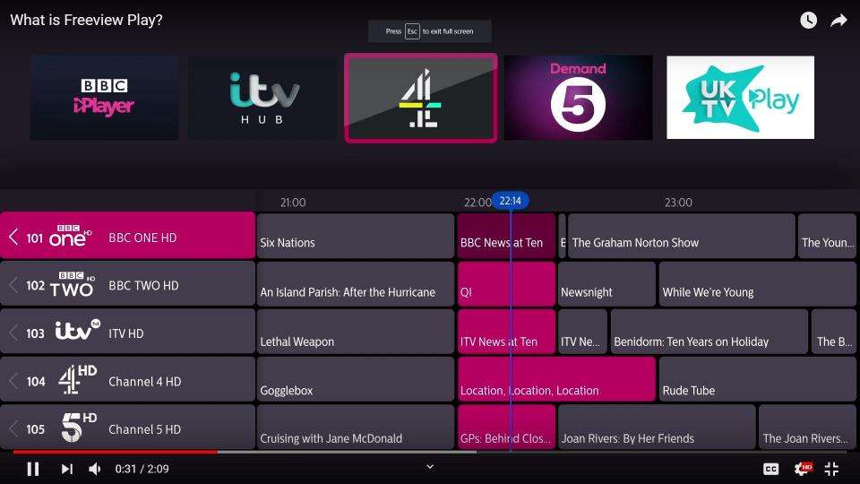 What is Freeview Play? We run you through the popular catch-up TV service