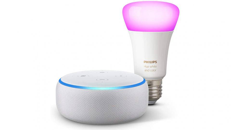 You can now get an Echo Dot, Smart Plug, Hue lightbulb AND six months of Amazon Music Unlimited for the same price as the Echo 